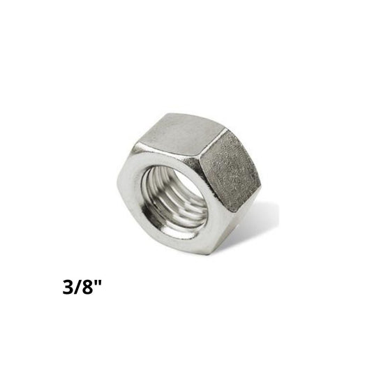 Tuerca Hexagonal Galvanizada Std 3/8"