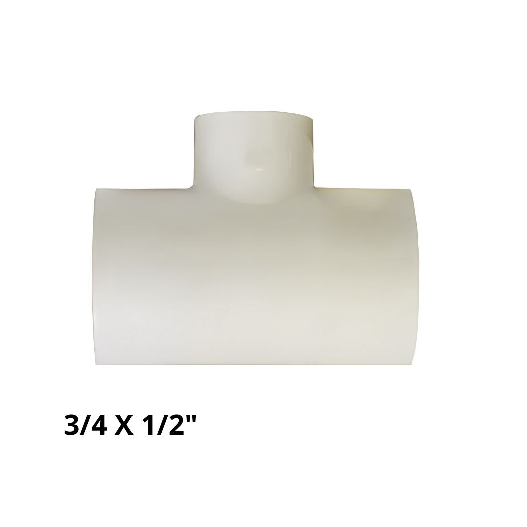 Tee Reducida Pvc Ce40 3/4" X 3/4" X 1/2"