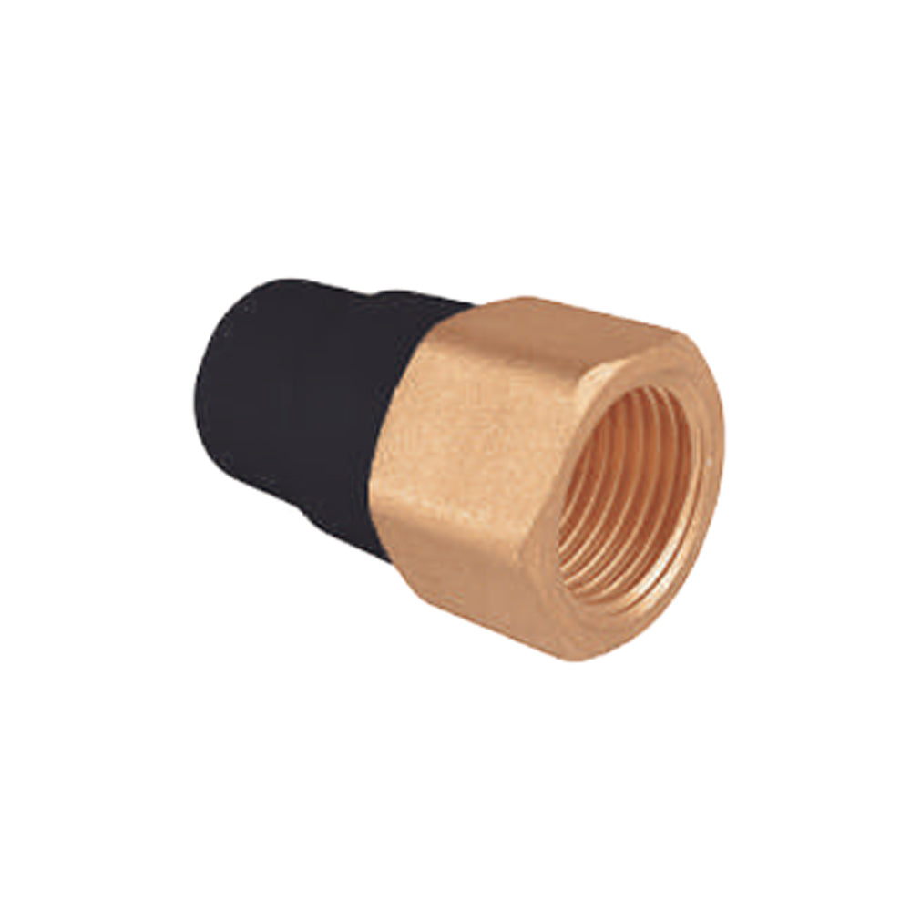 Cople Hembra Cpvc Futura Gas 1/2" Inserto Bronce