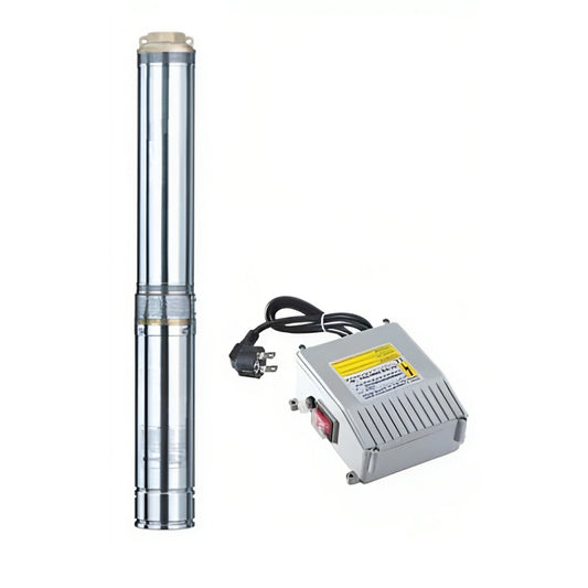 Bomba Sumergible Pozo 4" Completa Serie Arenka 1/2 Hp 15Gpm 5 Etapas 127V