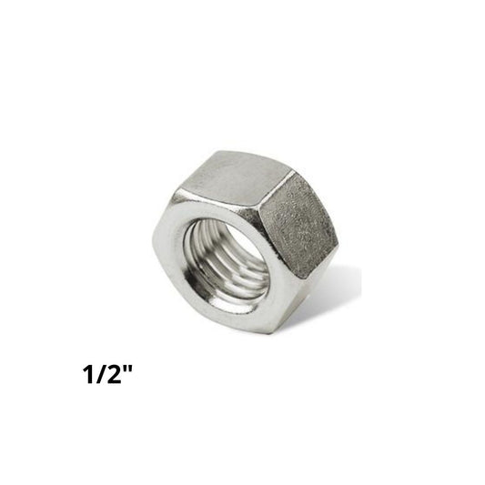 Tuerca Hexagonal Galvanizada Std 1/2"