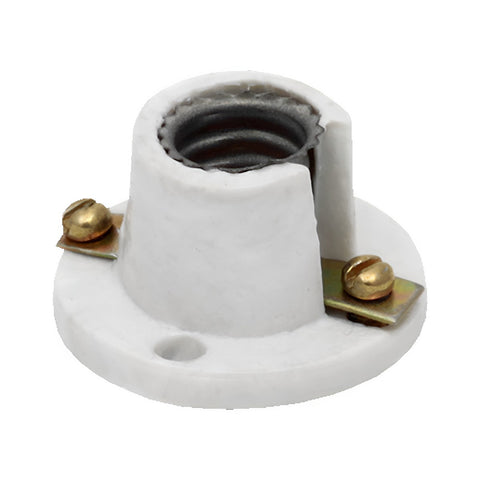 Socket Mignon Kleiman Soc-011 Base 71/2 Blanco Porcelana