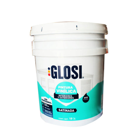 Pintura Vinilica Glosi Uso Profesional Blanco 19 Lt