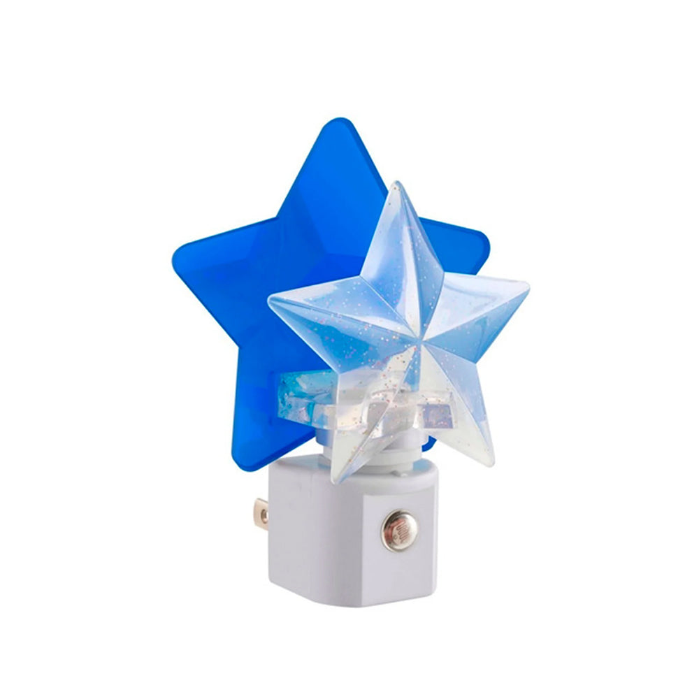 Lampara Mini Luz De Noche Kleiman Nlt-232 Estrella