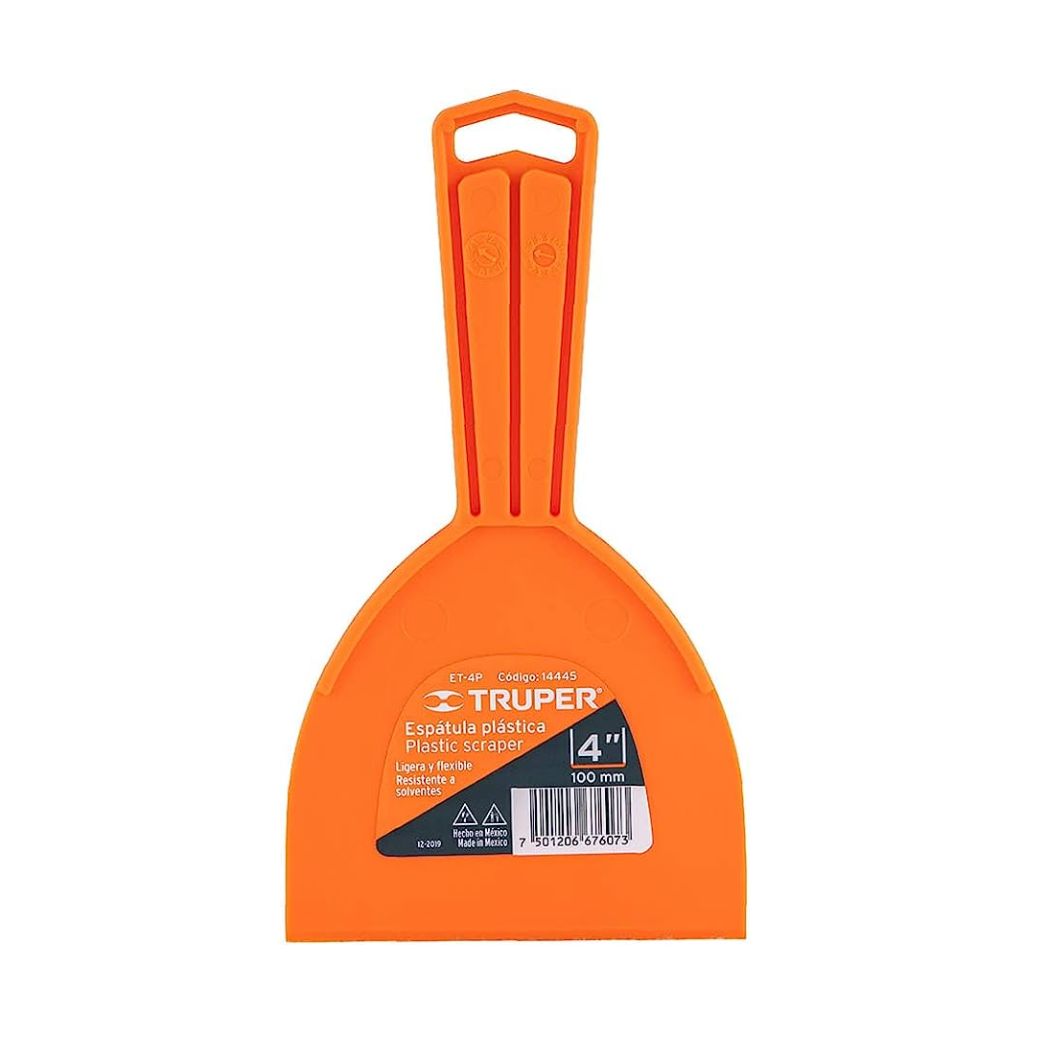 Espatula Plastica 4" Truper 14445