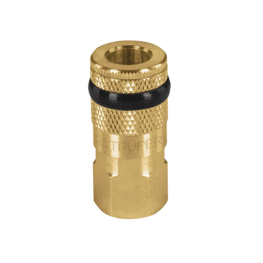 Cople Laton 1/4" Npt Hembra Truper 19084