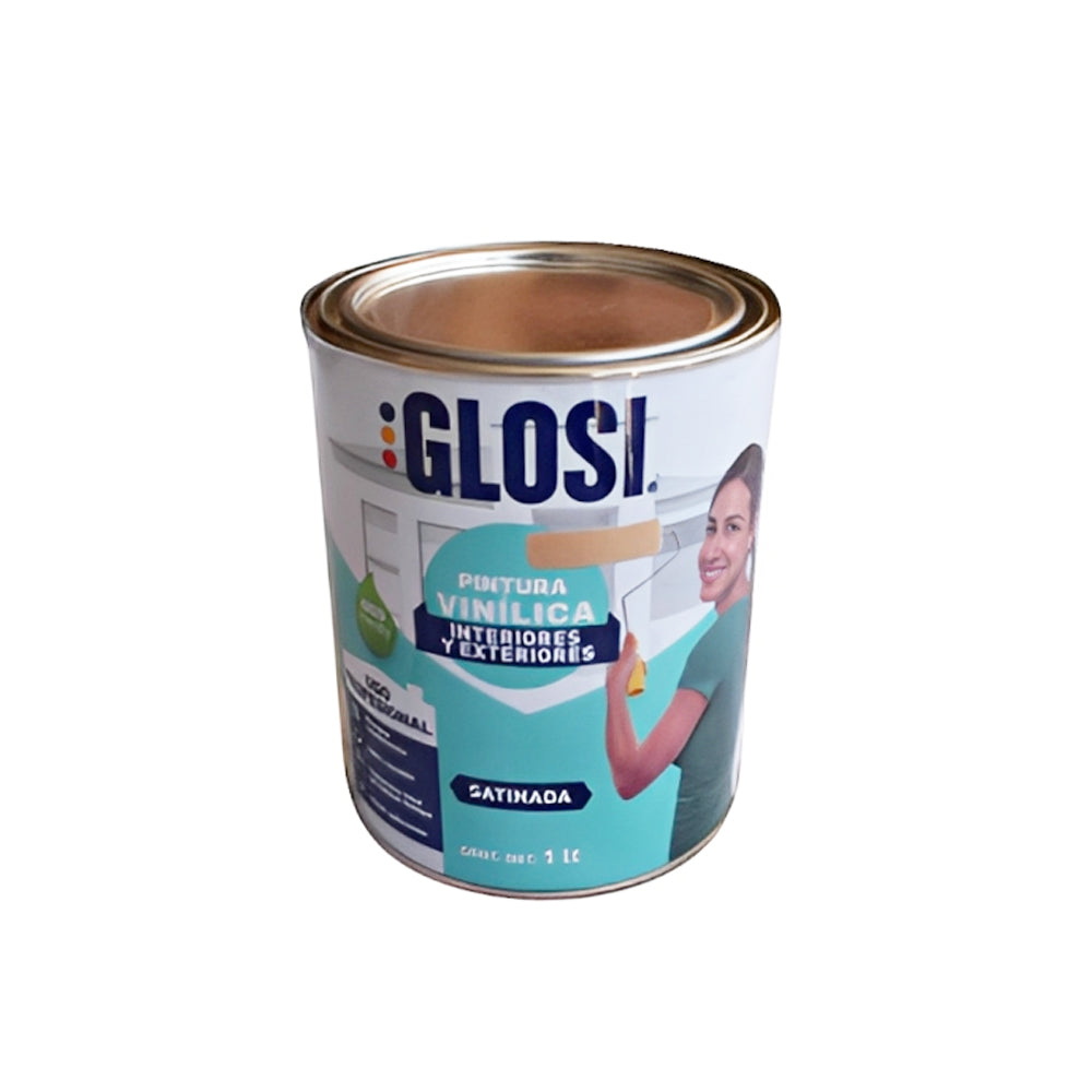 Pintura Vinilica Profesional Glosi Blanco 1 Lt