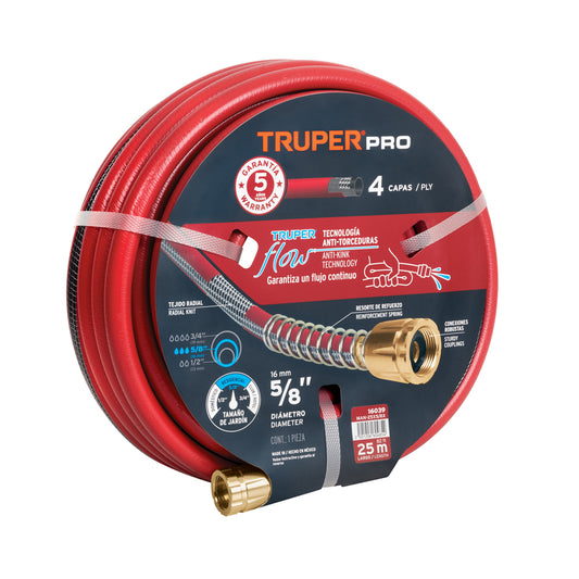 Manguera Reforzada Truper 16039 5/8" (25 Mt)