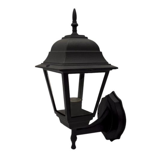 Luminario Rustico Kleiman Leu-001N Pared Negro